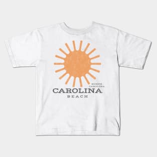 Carolina Beach, NC Summertime Vacationing Beachgoing Sun Kids T-Shirt